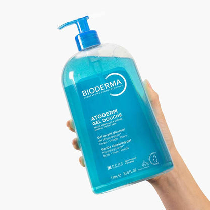 Bioderma - Atoderm - Hydrating Shower Gel - Moisturizing Face and Body Cleanser - Body Wash for Normal to Dry Sensitive Skin