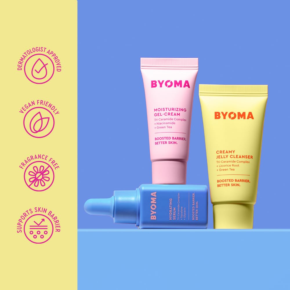 BYOMA_So_Hydrating_Set_-_Barrier_Repair_Skincare_Set_-_Creamy_Jelly_Cleanser,_Hydrating_Face_Serum_&_Ceramide_Face_Moisturizer_for_Dry_Skin_-_Anti_Wrinkle,_Alcohol_Free_Skin_Care_-_30ml,_15ml,_15ml