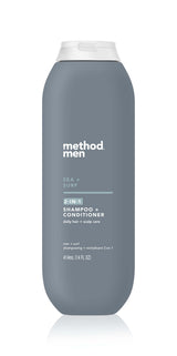 Method Men 2-in-1 Shampoo and Conditioner, Sea and Surf, Paraben and Phthalate Free, 14 fl oz, 1 Ct