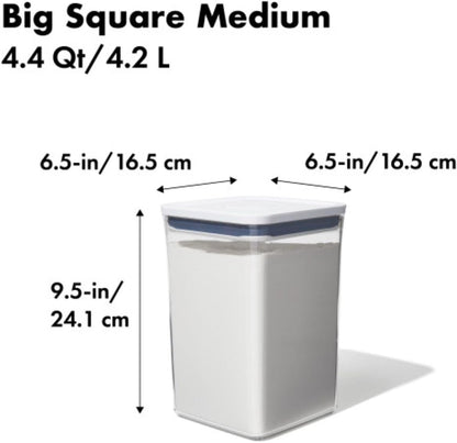 OXO,_Good_Grips_Pop_Container_-_4.4_Qt/,_Airtight_Food_Storage_Containers,_142_Fl_Oz