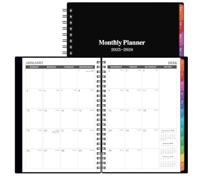 2025-2028 Monthly Planner/Calendar - 3 Year Monthly Planner 2025-2028, Jul 2025 - Jun 2028, 6.3&amp;#34; x 8.4&amp;#34;, 36 Monthly Planners with Tabs, 30 Notes Pages, Double-side Pocket, Holidays