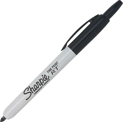 Sharpie_Retractable_Permanent_Markers,_Fine_Tip,_Black,_12_Count_-_Desk,_Classroom,_Office_Supplies