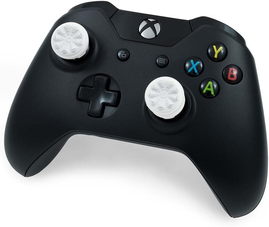 KontrolFreek_FPS_Freek_Galaxy_White_for_Xbox_One_and_Xbox_Series_X_Controller_|_Performance_Thumbsticks_|_1_High-Rise,_1_Mid-Rise_|_White