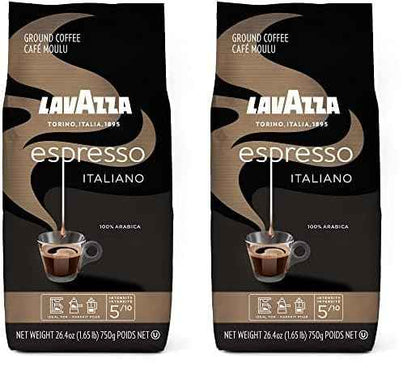 Lavazza Espresso Ground Coffee, Medium Roast, 100% Arabica