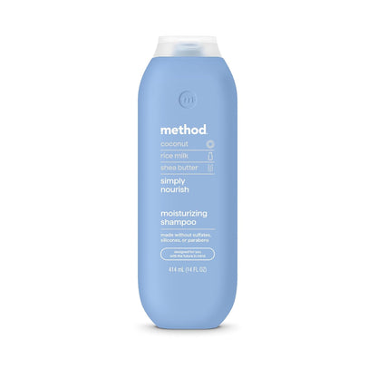 Method_Moisturizing_Shampoo,_Simply_Nourish_-_Hydrates_and_Revives_Dry_Hair,_Safe_for_Color-Treated_Hair_–_Sulfate_Free_and_Cruelty_Free_-_14_oz