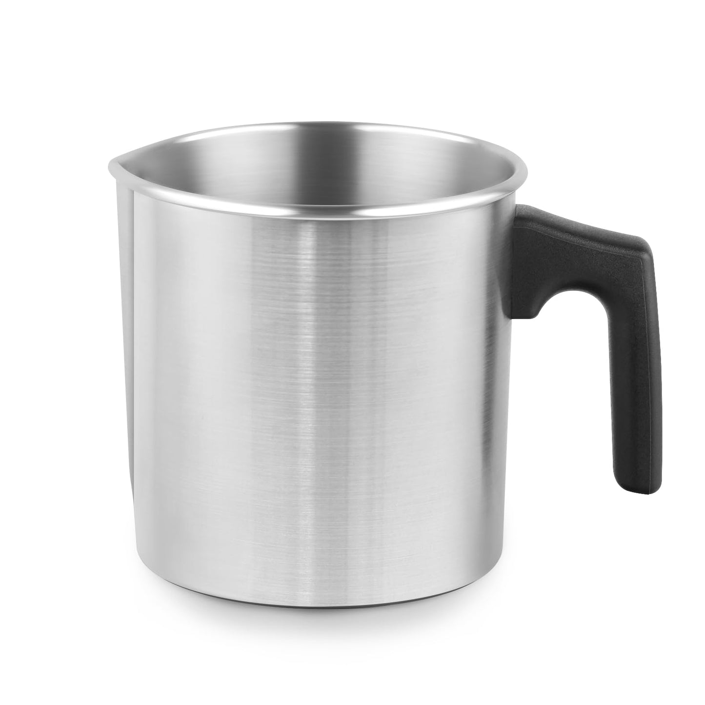 SAEUYVB Light Candle Making Pouring Pot, Holds for 2 pounds, Aluminum Wax Melting Pot with Heat-Resistant Handle and Dripless Pouring Spout for Candle Making，1.2L