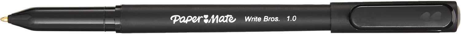 Paper_Mate_Ballpoint_Pens_Write_Bros._Black_Ink_Pens_Medium_Point_(1.0mm)_60_Count