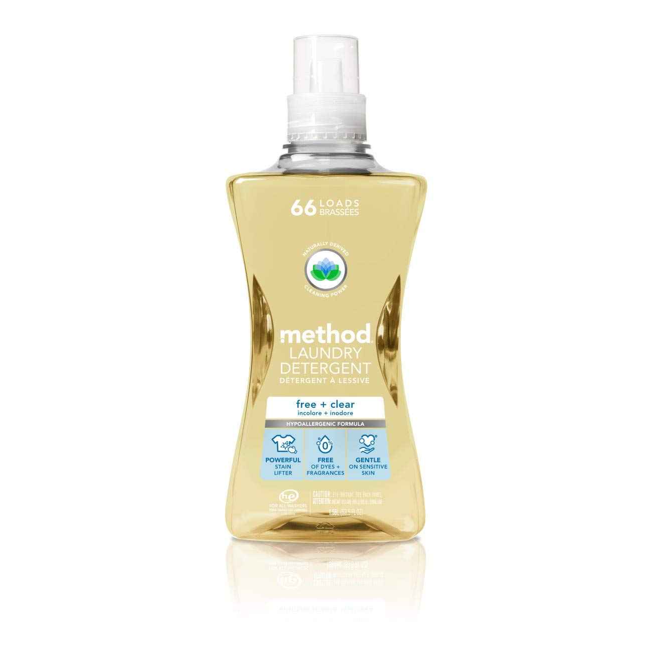 Method Liquid Laundry Detergent; Stain Remover; 66 Loads per 53.5 fl oz bottle