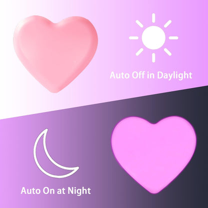 INZU_Night_Lights_Plug_into_Wall,_LED_Night_Light_for_Kids,_Cute_Nightlight_with_Auto_Dusk_to_Dawn_Sensor,_LED_Nightlight_with_Soft_Warm_Light_for_Bedroom,_Nursery,_Bathroom,_Hallway_(Pink)