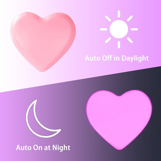 INZU_Night_Lights_Plug_into_Wall,_LED_Night_Light_for_Kids,_Cute_Nightlight_with_Auto_Dusk_to_Dawn_Sensor,_LED_Nightlight_with_Soft_Warm_Light_for_Bedroom,_Nursery,_Bathroom,_Hallway_(Pink)