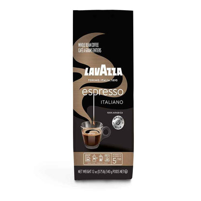 Lavazza Whole Bean Coffee, Medium Espresso Roast, Arabica and Robusta Blend