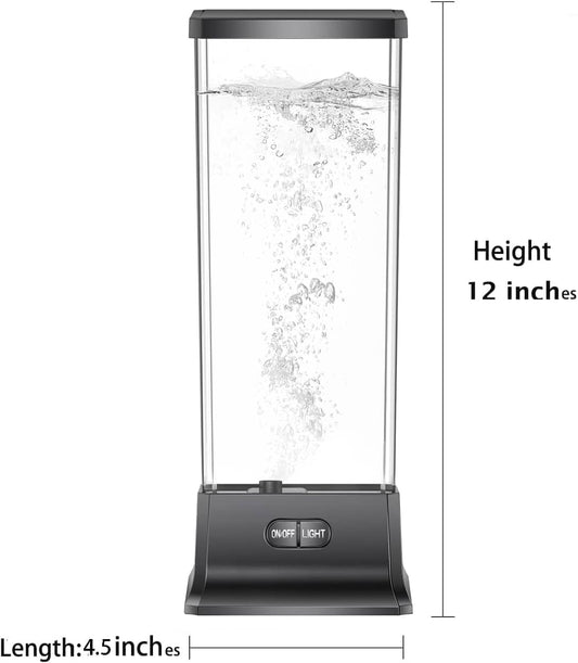 COLORLIFE_Electric_Jellyfish_Tank_Table_Lamp_with_Color_Changing_Light_Gift_for_Kids_Men_Women_Home_Deco_for_Room_Mood_Light_for_Relax(Black)