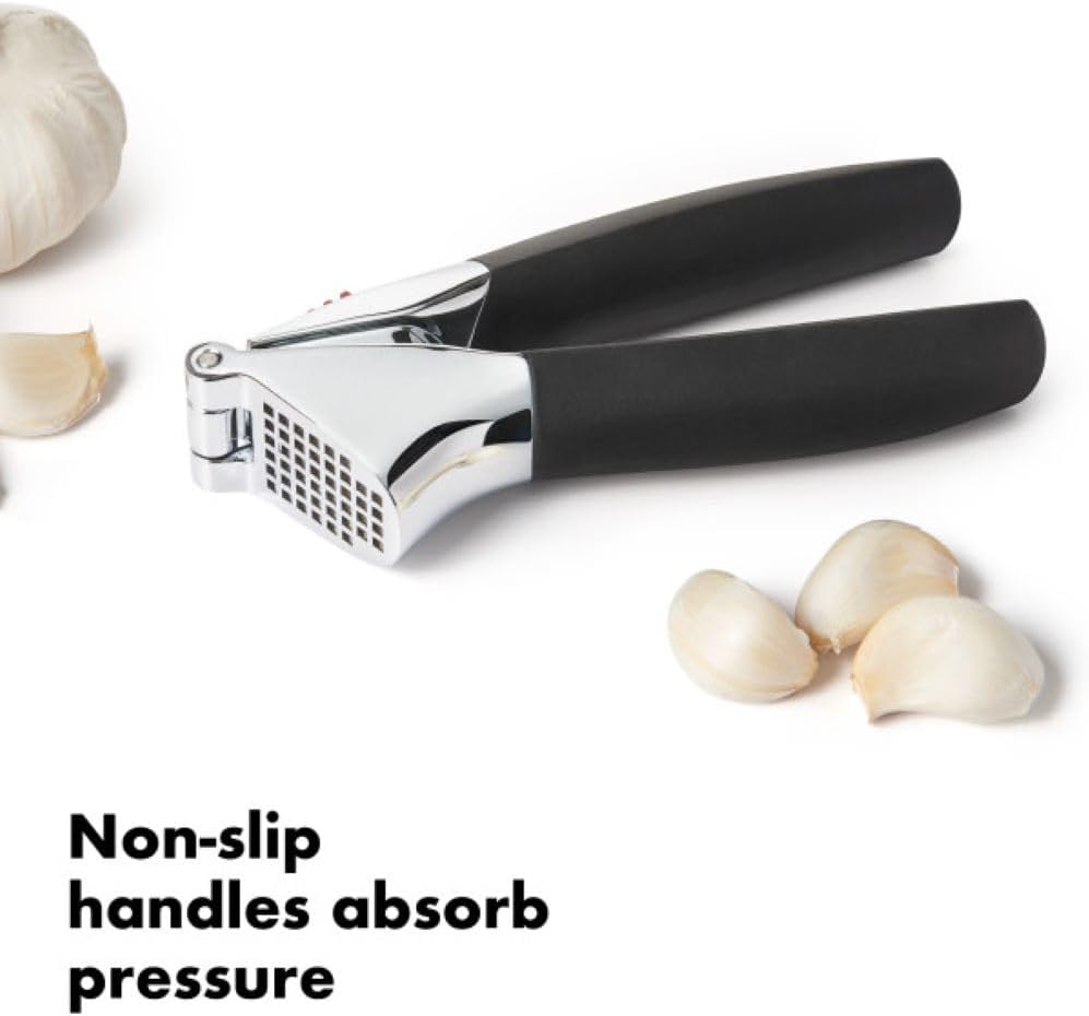 OXO_Good_Grips_Heavy_Duty_Garlic_Press,_Die-Cast_Zinc,_Black
