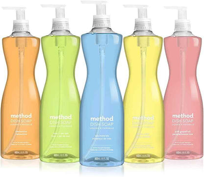 Method Dish Soap, Lime + Sea Salt, Tough on Grease