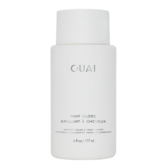 OUAI_Hair_Gloss_-_In-Shower_Shiny_Hair_Treatment_&_Glaze_with_Frizz_Control_-_Heat_Protectant_Infused_with_Hyaluronic_Acid,_Rice_Water_&_Panthenol_-_Paraben,_Phthalate_&_Sulfate_Free_(6_Oz)