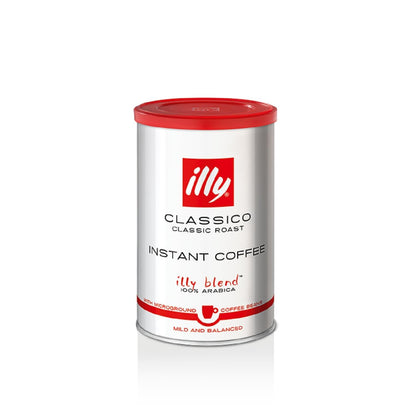 illy_Instant_Coffee-_100%_Arabica_Coffee_–_Classico_Medium_Roast_-_Notes_Of_Caramel,_Orange_Blossom_&_Jasmine_-_Easy_Preparation_-_Convenient_Coffee_Instant_Format_-_Roasted_In_Italy_–_3.3_Ounce
