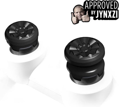 KontrolFreek_FPS_Freek_Galaxy_Black_for_PlayStation_4_(PS4)_and_PlayStation_5_(PS5)_|_Performance_Thumbsticks_|_1_High-Rise,_1_Mid-Rise_|_Black_(Limited_Edition)