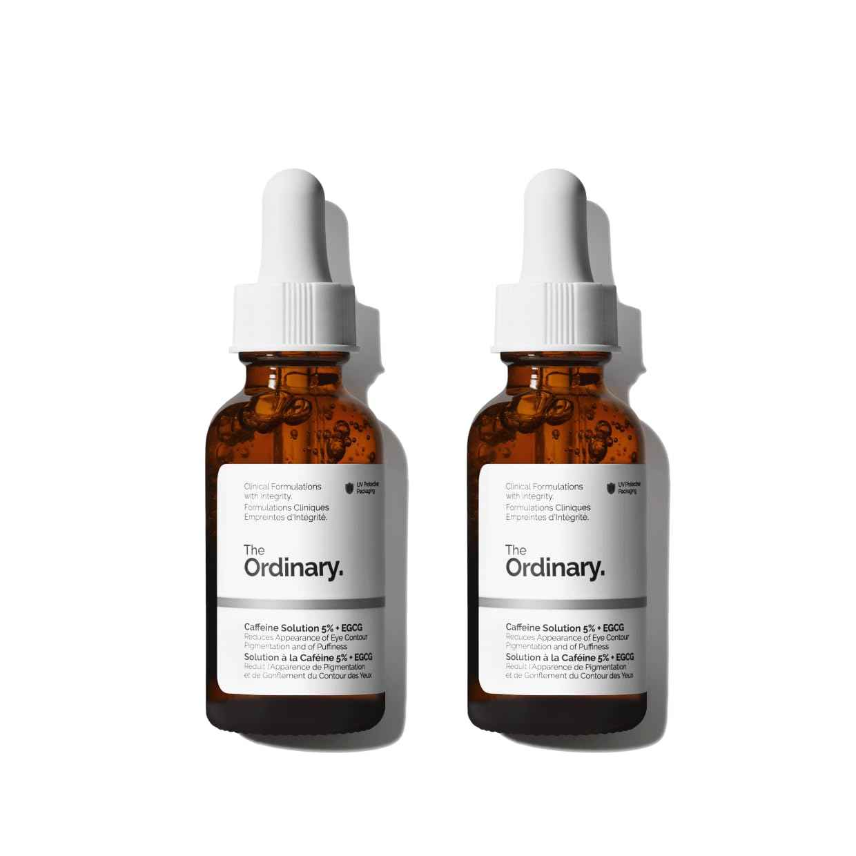 The Ordinary Caffeine Solution 5% + EGCG, Depuffing Eye Serum for Dark Circles and Tired Eyes