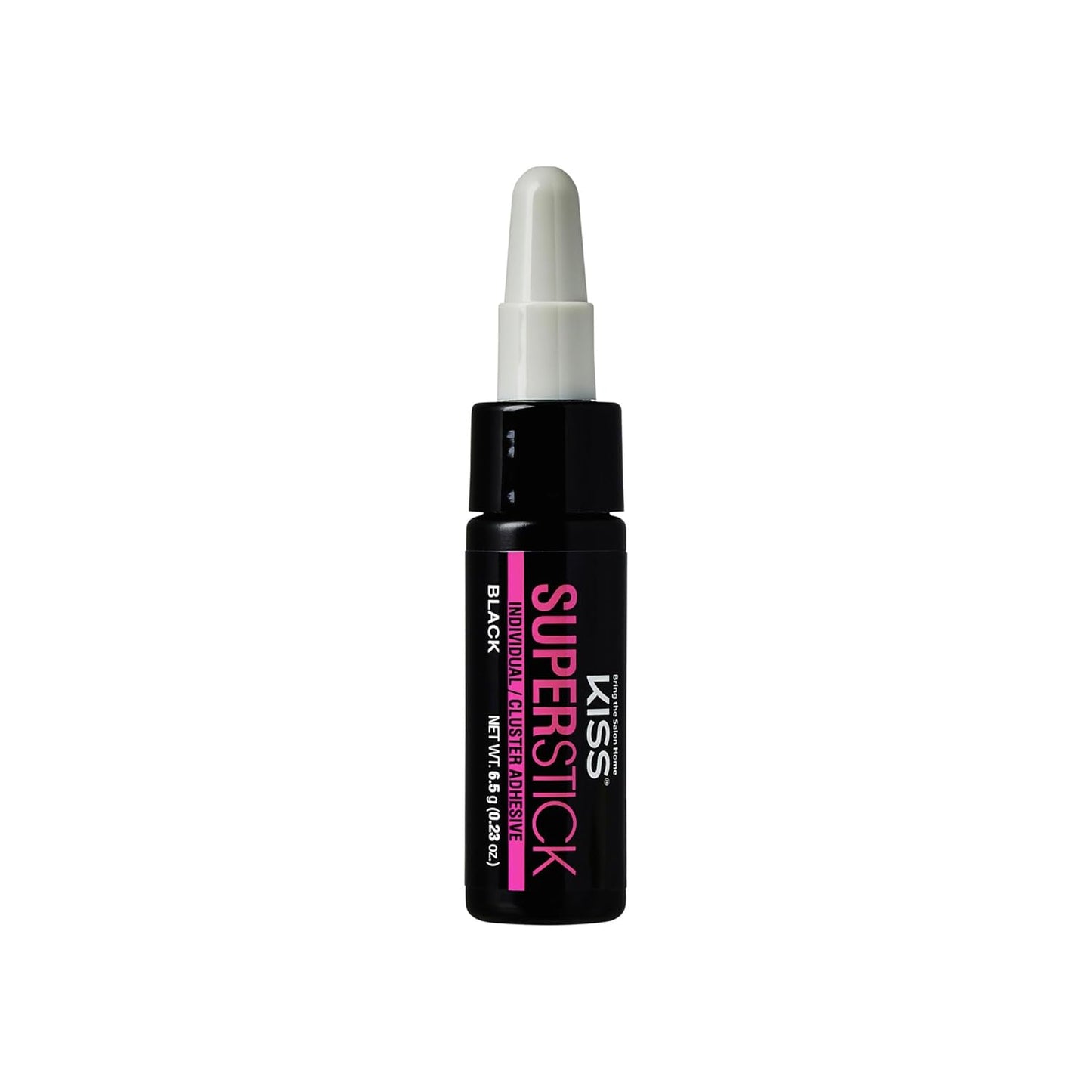 KISS_SuperStick_Individual_Lash_Cluster_Adhesive,_Gentle_Formula,_7_Day_Hold,_Cactus_&_Witch_Hazel_Extract,_Dermatologist_Tested,_Waterproof_Lash_Glue,_No_Harsh_Odor,_Net_Wt._6.5g_(0.23_oz.),_Black