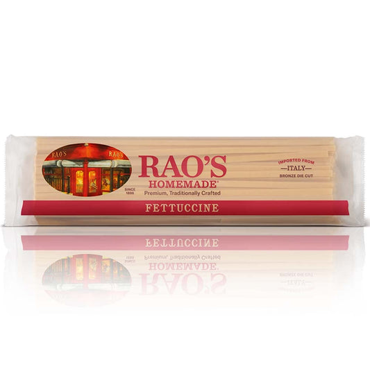 Rao's_Homemade_Fettuccini_Pasta,_16oz,_Traditionally_Crafted,_Premium_Quality,_From_Durum_Semolina_Flour,_Traditional_Bronze_Die_Cut,_Imported_from_Italy