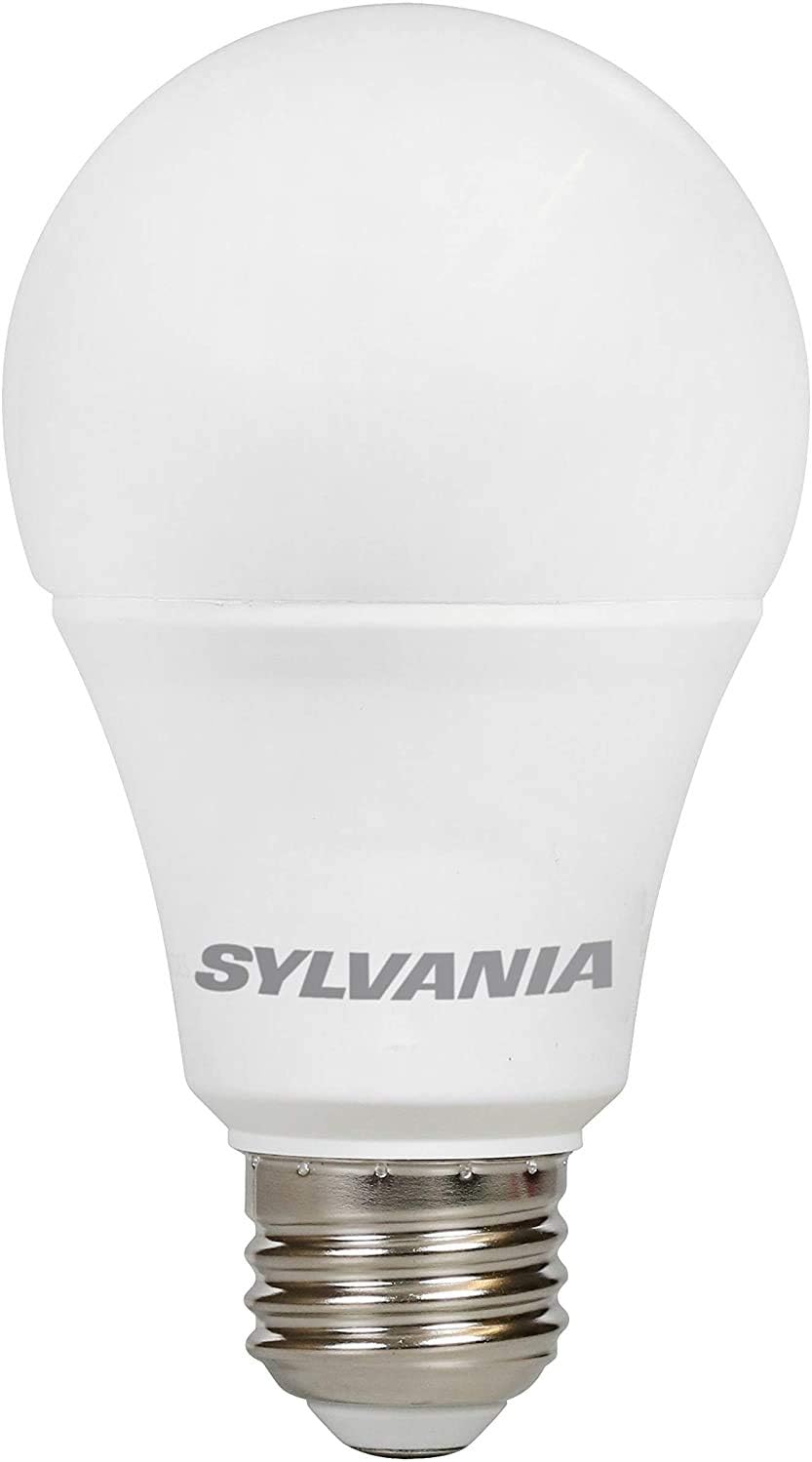SYLVANIA_ECO_LED_Light_Bulb,_A19_60W_Equivalent,_Efficient_9W,_7_Year,_750_Lumens,_Non-Dimmable,_Frosted,_Soft_White/Daylight