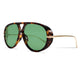 Leopard Frame - Green Lens - 62 Millimeters