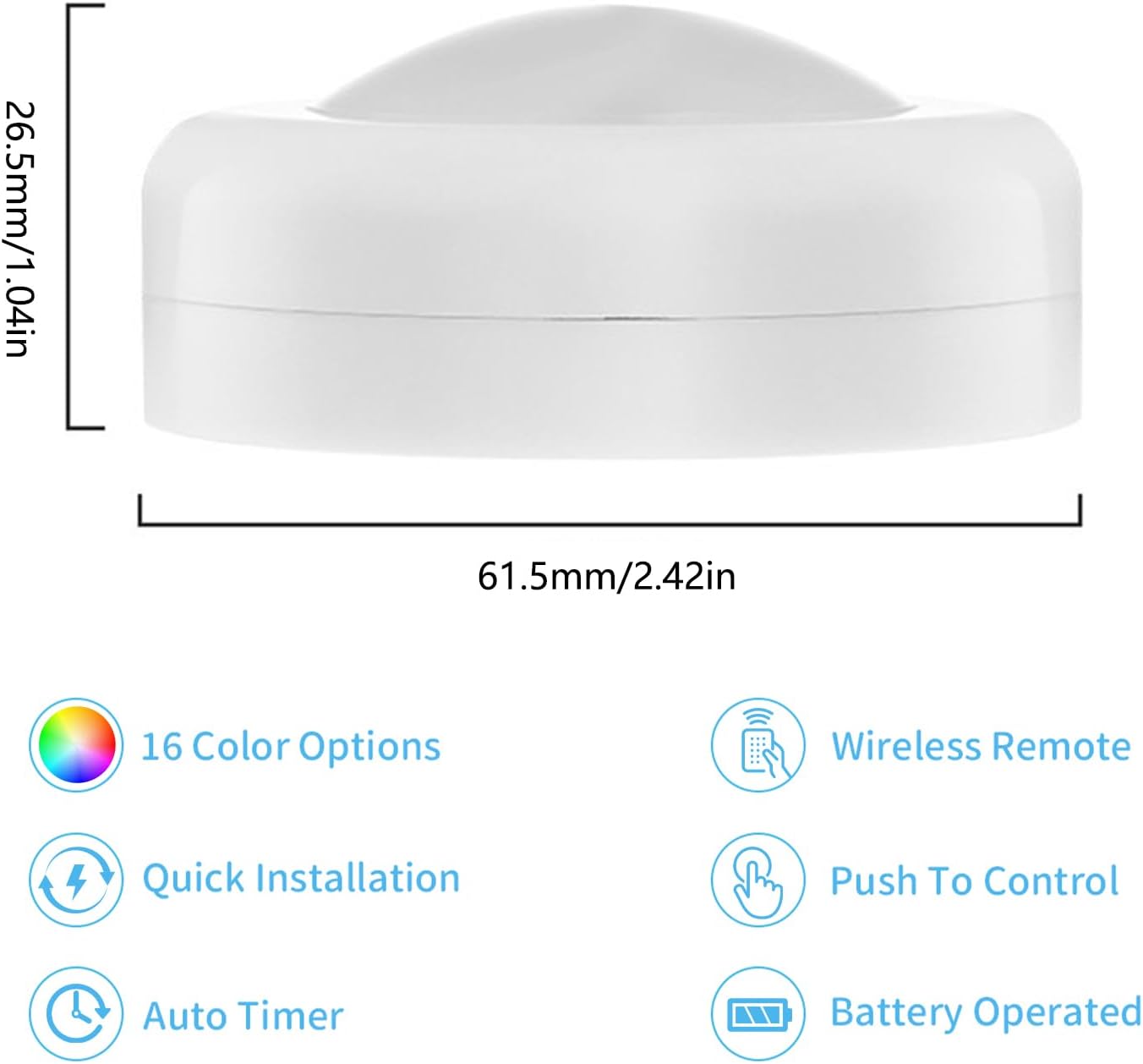 LED_Puck_Lights_with_Remote_Control,_Wireless_Under_Cabinet_Lighting,Color_Changing_Lights_with_Dimmer_and_Timer,_AAA_Battery_Operated_Powered_Push_Night_Lights_(3_Pack_White)