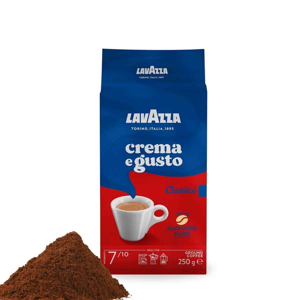 Lavazza Ground Coffee, Medium Roast, Arabica and Robusta Blend
