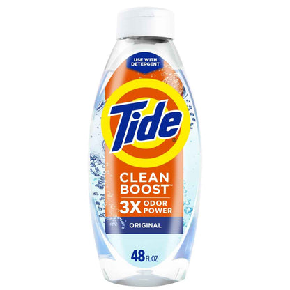 Tide Clean Boost Fabric Rinse, Removes Odors and Residues, Safe on All Fabrics, Free of Dyes and Heavy Perfumes, Original Scent