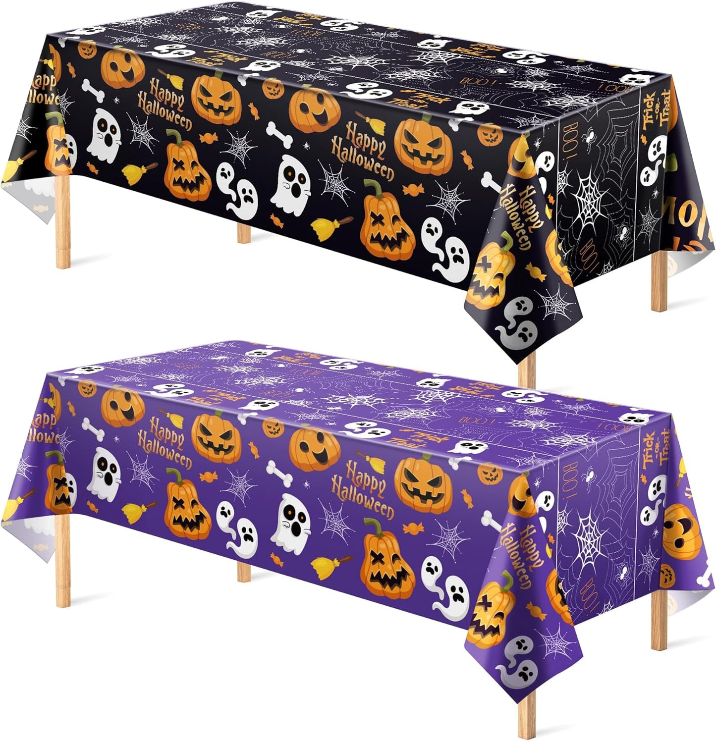 52 x 87 inch rectangular dimensions fitting 8-foot tables for 8-10 people
