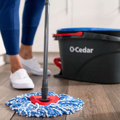 O-Cedar_EasyWring_RinseClean_Spin_Mop_Microfiber_Refill,_1-Pack,_Blue_Cleaning_Cotton_Absorbent_Cleaner_Microfibre_Traditional