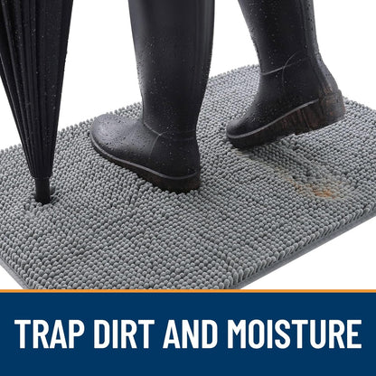 OLANLY_Dog_Door_Mat_for_Muddy_Paws,_Absorbent_&_Non-Slip,_Quick_Dry_Chenille,_Washable_Mud_Mat_for_Dogs,_Indoor_Entry_Floor_Mat