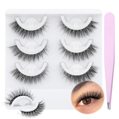 Wiwoseo_Self_Adhesive_Eyelashes_No_Glue_Needed_False_Lashes_Natural_Look_Lash_Extensions_Reuseable_Self_Adhesive_Lashes_Waterproof_Wispy_Fluffy_Lashes_with_Tweezer_3_Pairs_Pack