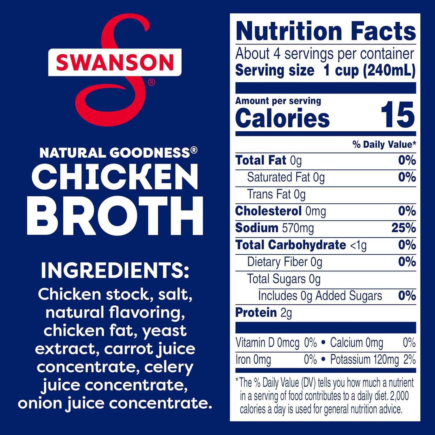 Swanson Natural Goodness Lower Sodium Chicken Broth – Simple, Clean-Label Broth for the Intentional Kitchen