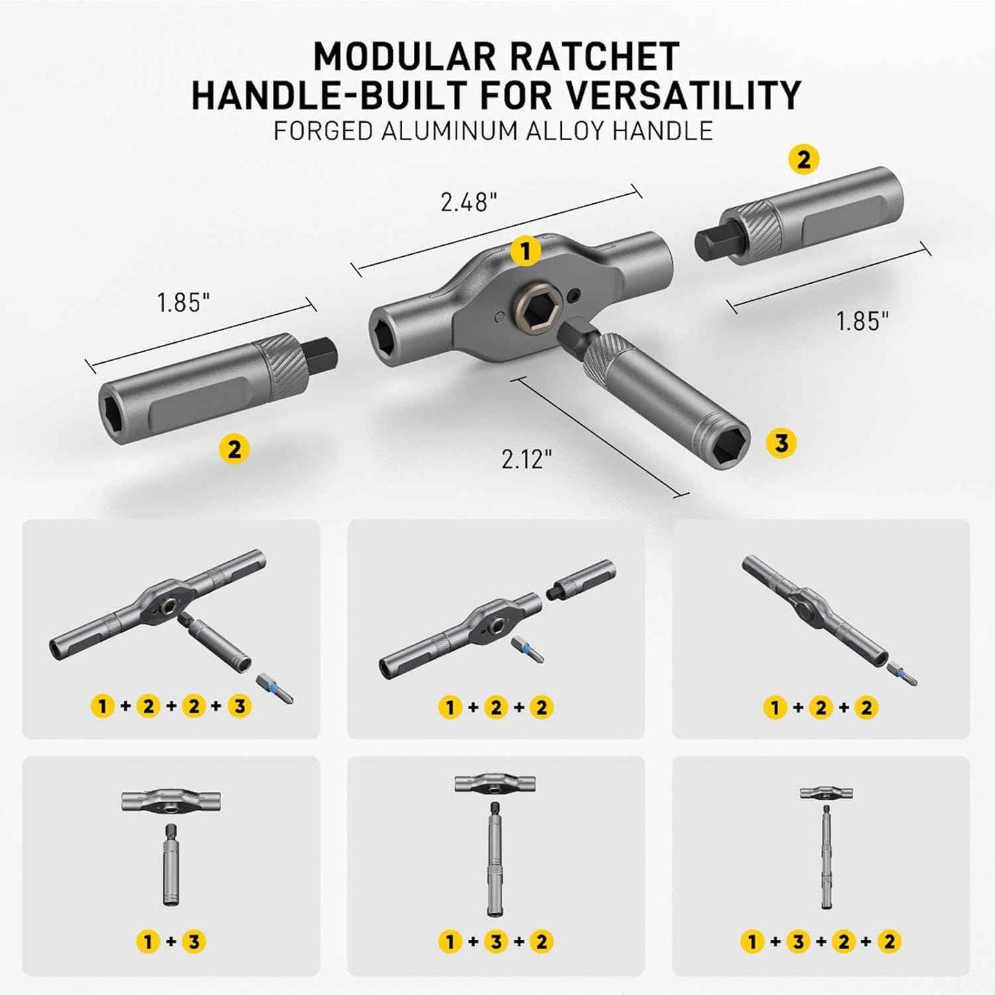 [Brand] 42-in-1 Magnetic Screwdriver Set – Ergonomic Repair Tool to Reduce Wrist Strain During Long Sessions