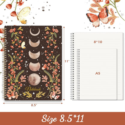 Spiral_Notebook_-_Notebooks_Spiral_Bound_with_Back_Pocket,_Lined_Journal_Notebook,_Spiral_Journal_for_Women,_8.5"_x_11",_144_Pages,_College_Ruled_Writing_Notebook,_100gsm_Paper,_for_Office_&_School