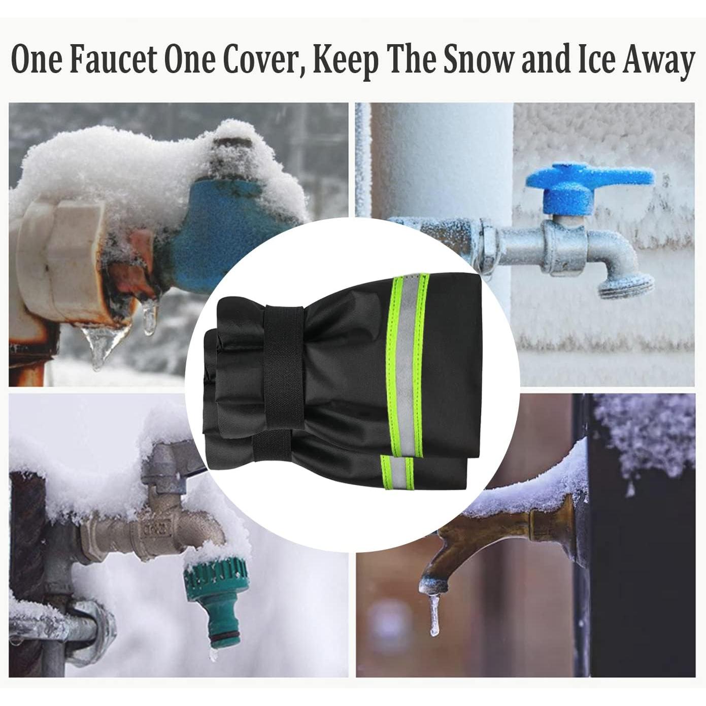 Outdoor_Faucet_Covers_for_Winter_Freeze_Protection,_Upgraded_Thicken_8.5"_H_x_6.1"_W_Outside_Faucet_Socks_for_Winter_Waterproof_Hose_Bibs_Insulated_Spigot_Cover,_4_Pack_Reflective_Black