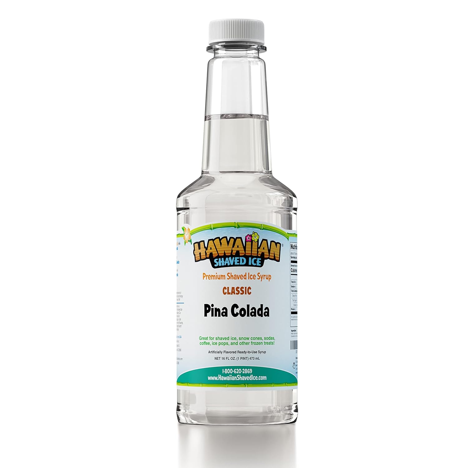 Hawaiian_Shaved_Ice_Syrup_Pint,_Pina_Colada_Flavor,_Great_For_Slushies,_Italian_Soda,_Popsicles,_&_More,_No_Refrigeration_Needed,_Contains_No_Nuts,_Soy,_Wheat,_Dairy,_Starch,_Flour,_or_Egg_Products