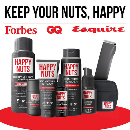 HAPPY_NUTS_Comfort_Cream_Deodorant_For_Men:_Anti-Chafing_Sweat_Defense,_Odor_Control,_Aluminum-Free_Mens_Deodorant_&_Hygiene_Products_for_Men_3.4_oz.(1_Pack,_Original)