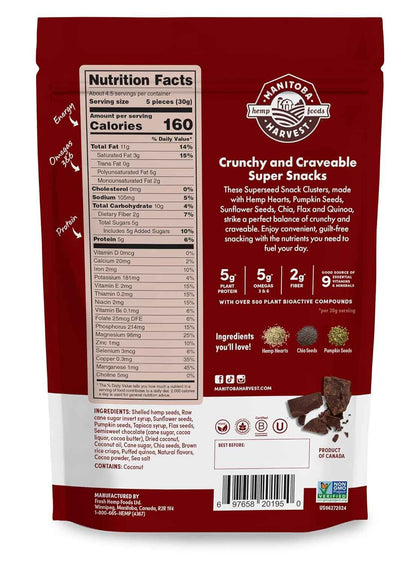 Manitoba Harvest Superseed Snack Clusters – Home Office Snack for Focused Workdays and Sugar-Free Focus