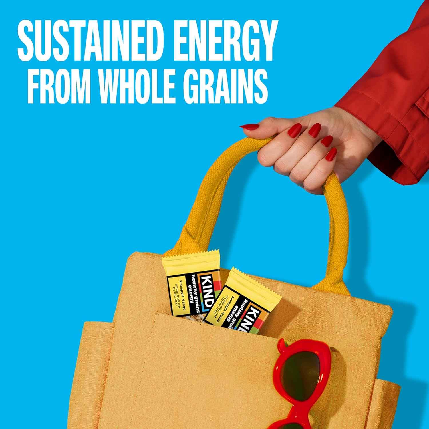 KIND Healthy Grains Bars – Mindful Pantry Snack for Clean-Eating Wellness Routine, 20g Whole Grains Per Bar