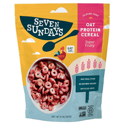 Seven Sundays Cereal Oat Super Fruity – Allergen-Friendly Lunchbox Cereal for Picky Kids
