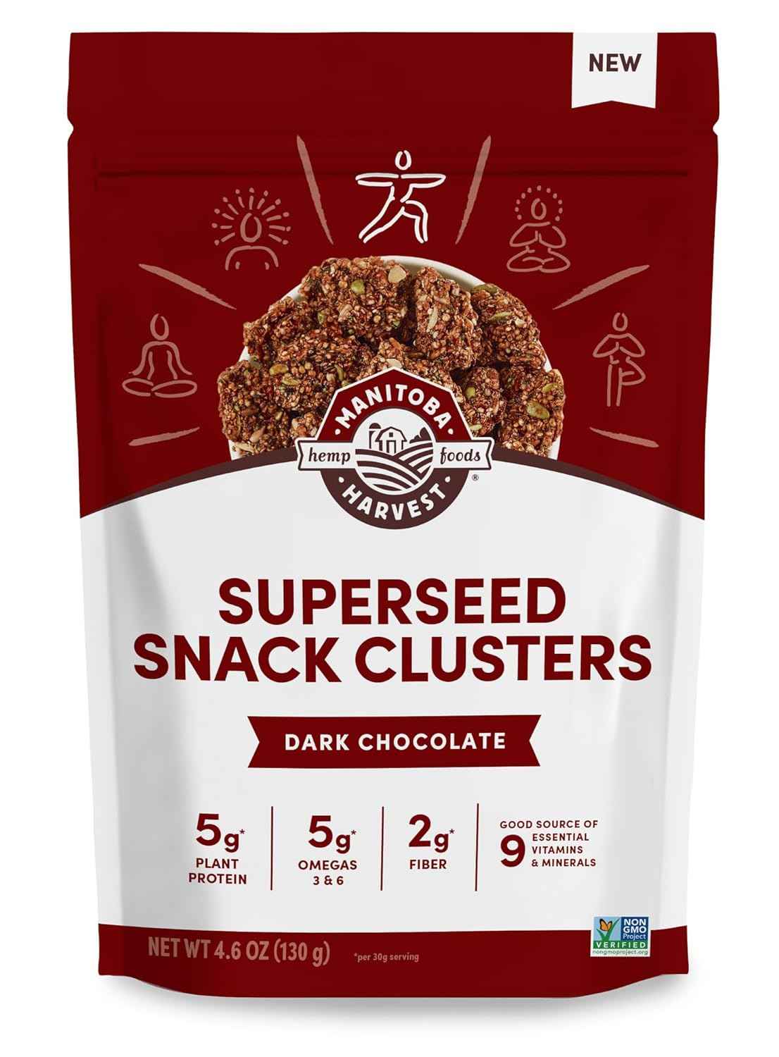 Manitoba Harvest Superseed Snack Clusters – Home Office Snack for Focused Workdays and Sugar-Free Focus