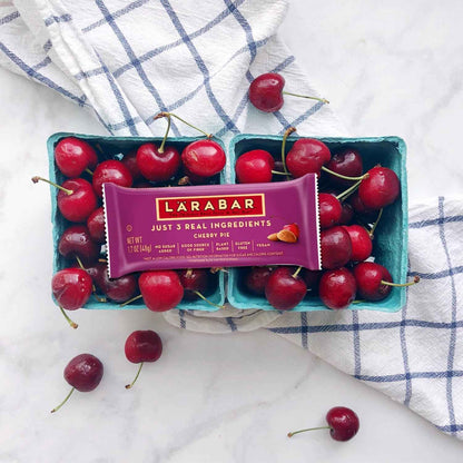 Larabar Cherry Pie Bar – Lunchbox Snack for School Meals and After-School Fuel, Allergy-Friendly