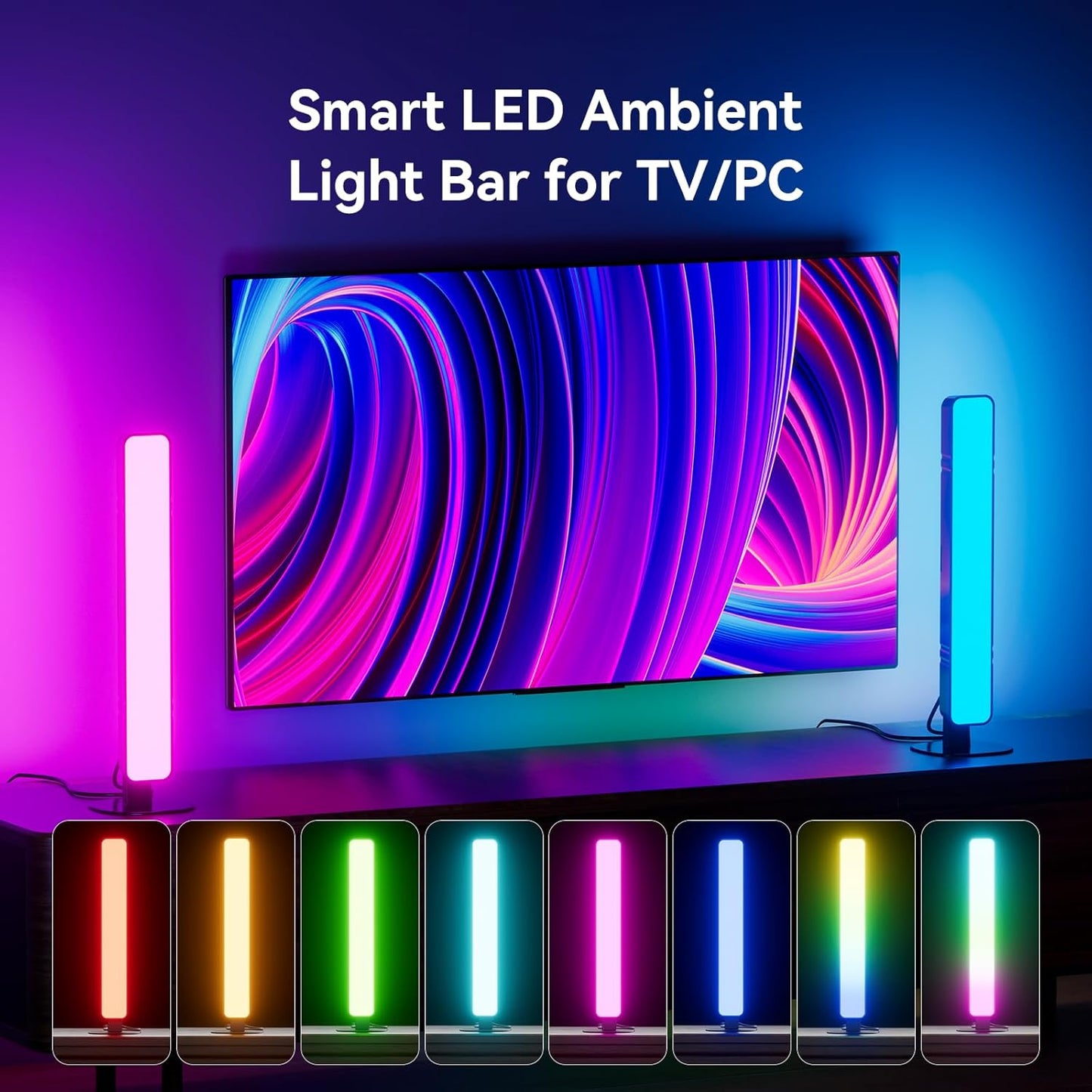 5v usb power input with 36-inch cable compatible with tv, pc, or power bank