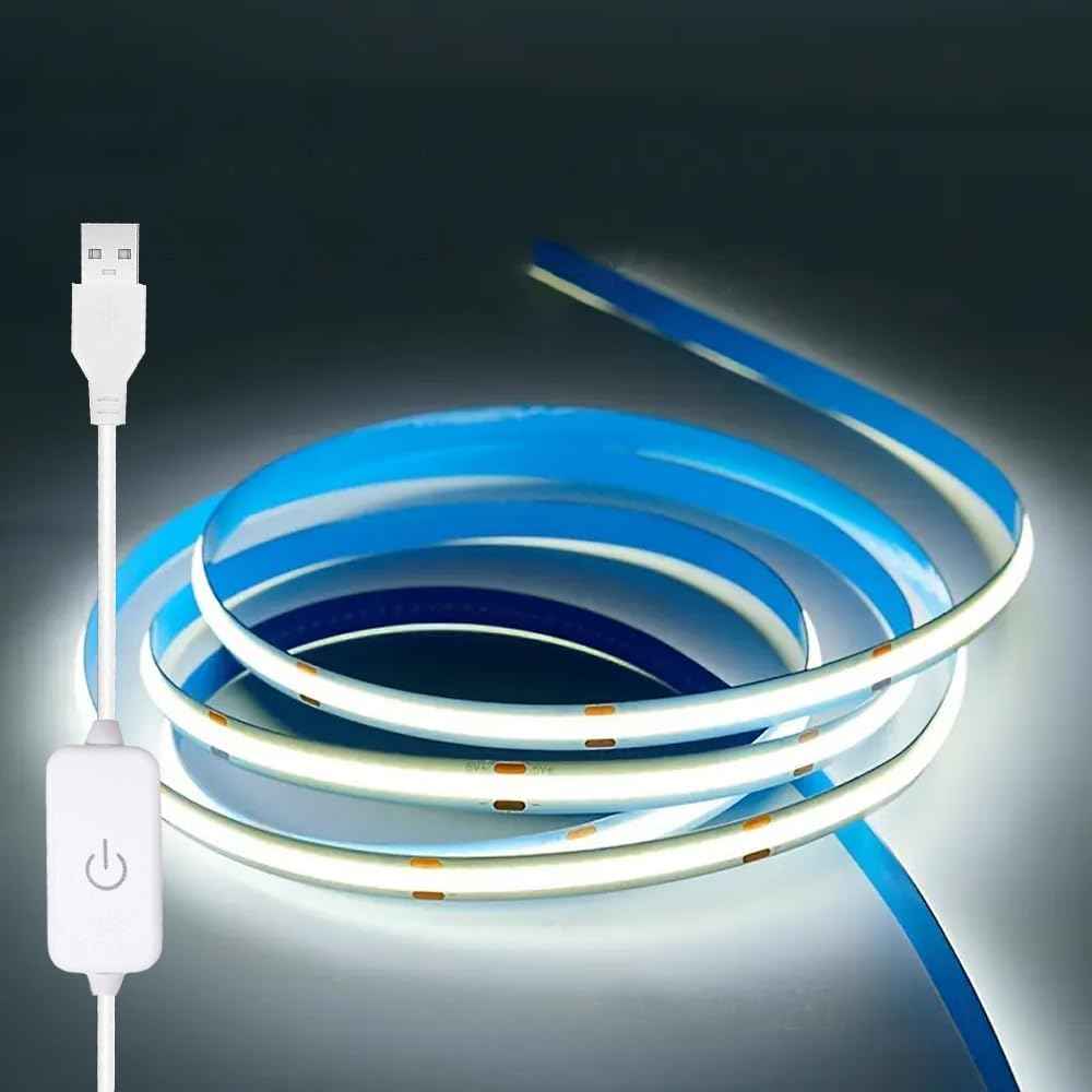 Luminara USB COB LED Strip – Safe Plug-in Nightlight for Kids' Bedrooms and Playrooms