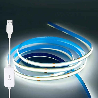 Luminara USB COB LED Strip – Safe Plug-in Nightlight for Kids' Bedrooms and Playrooms