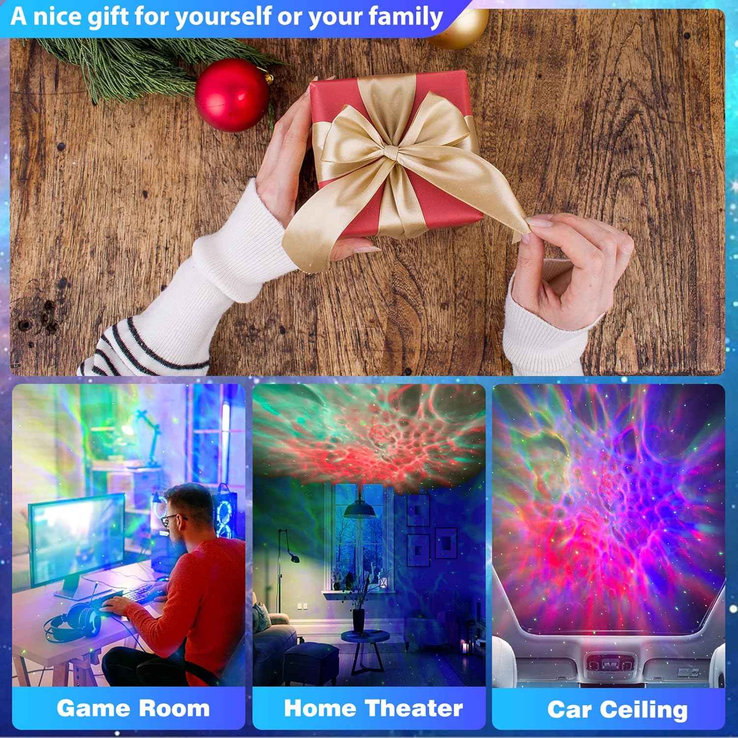 [Brand Name] Astronaut Galaxy Projector – Calming Meditation Corner Light, Star Nebula Sleep Aid with Timer