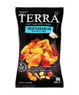 Terra Mediterranean Vegetable Chips – Elegant Hostess Gift for Housewarmings and Holiday Tables, 6.8 Oz Black Bag