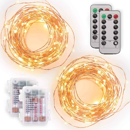 Tenergy String Lights – Thoughtful Housewarming Gift for Women, Cozy Warm White Glow, Batteries Included